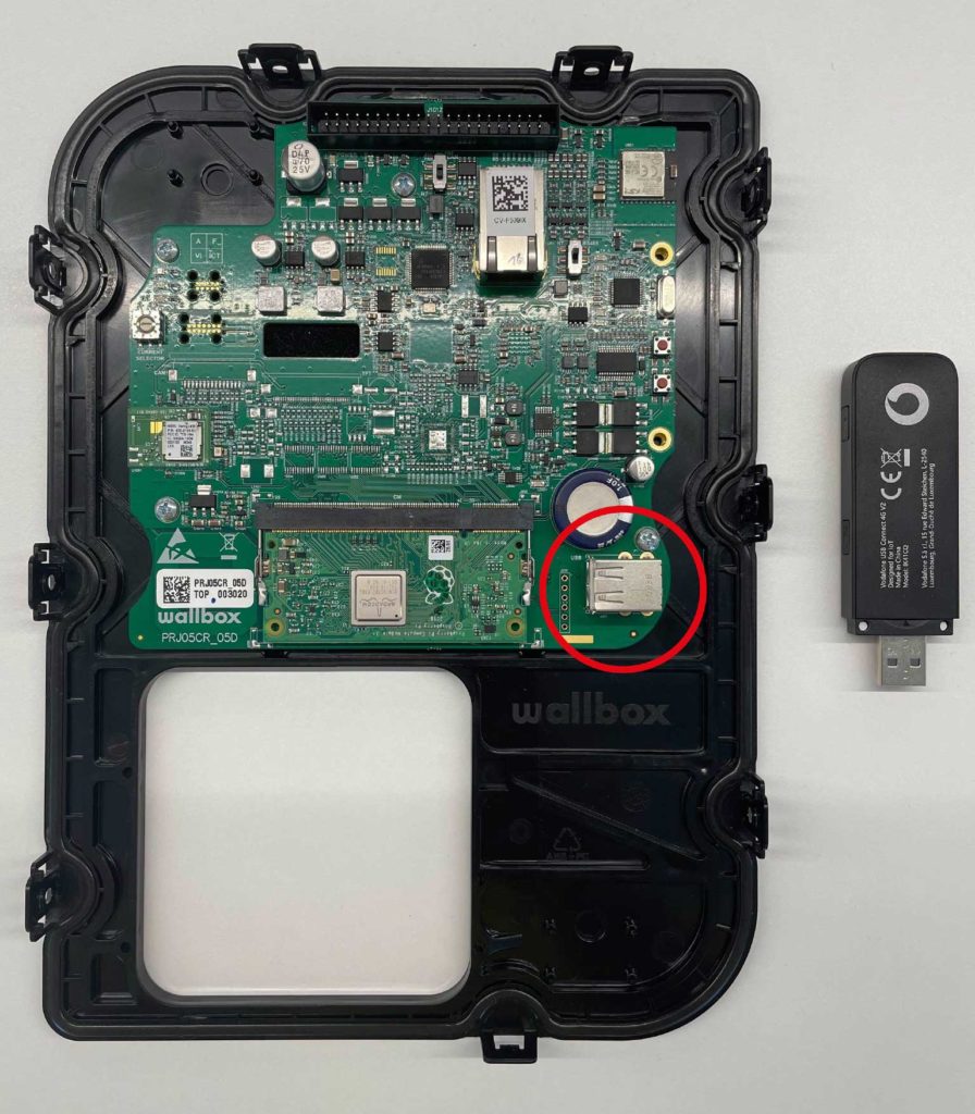 Two Step Code Genrator Dongle How to install the 4G dongle provided with the Copper SB kit? - Wallbox ...